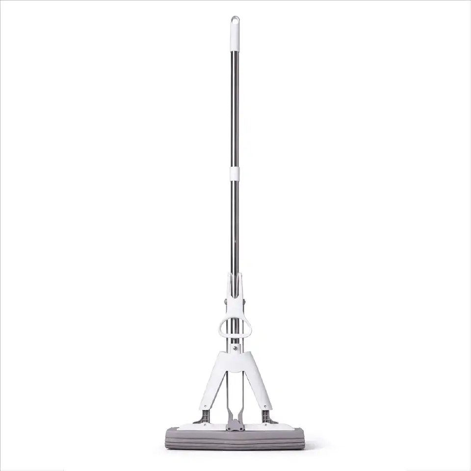 Rodo Mágico Super Absorvente PVA com Autotorção – Esfregão Profissional com Cabo Reforçado, Alta Absorção, Ideal para Porcelanato, Cerâmica e Limpeza Pesada (Rodo Mágico)