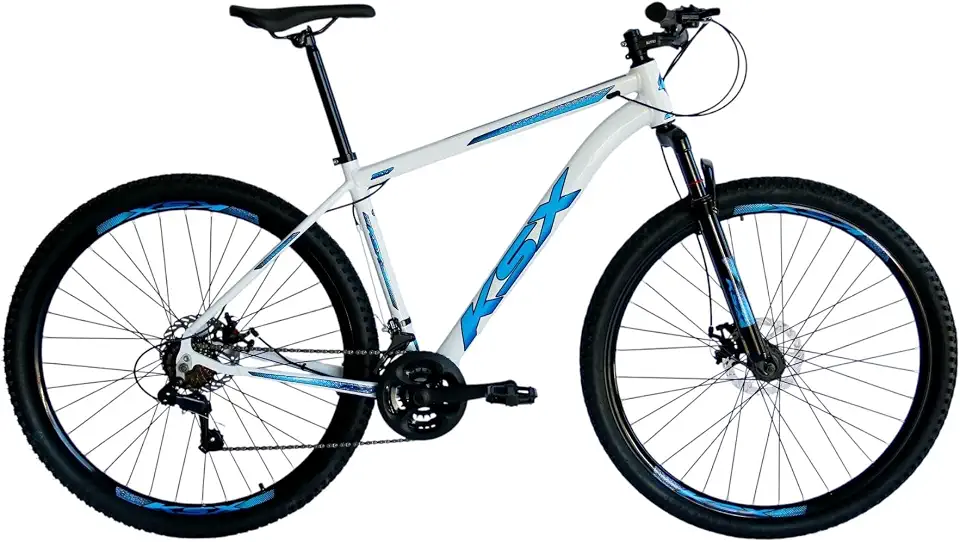 KSX Bicicleta MTB Aro 29 Alumínio 21 Marchas Freio a Disco Cabeamento Interno Suspensão Dianteira Unissex