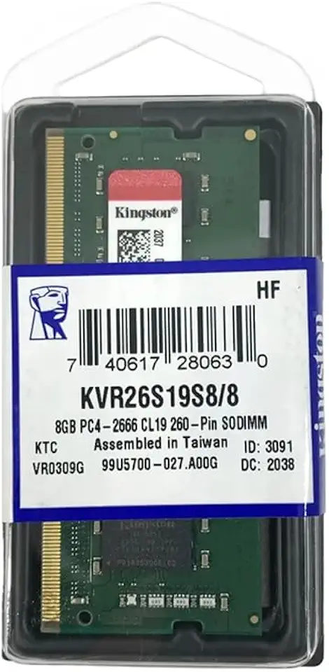 Memória Ram Ddr4 8GB 2666mhz Sodimm - Notebook