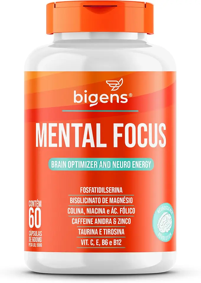 Mental Focus, 60 Cápsulas, Bigens (Unidade)