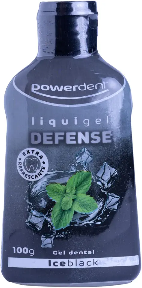 LIQUIGEL POWERDENT DEFENSE ICE BLACK 100G