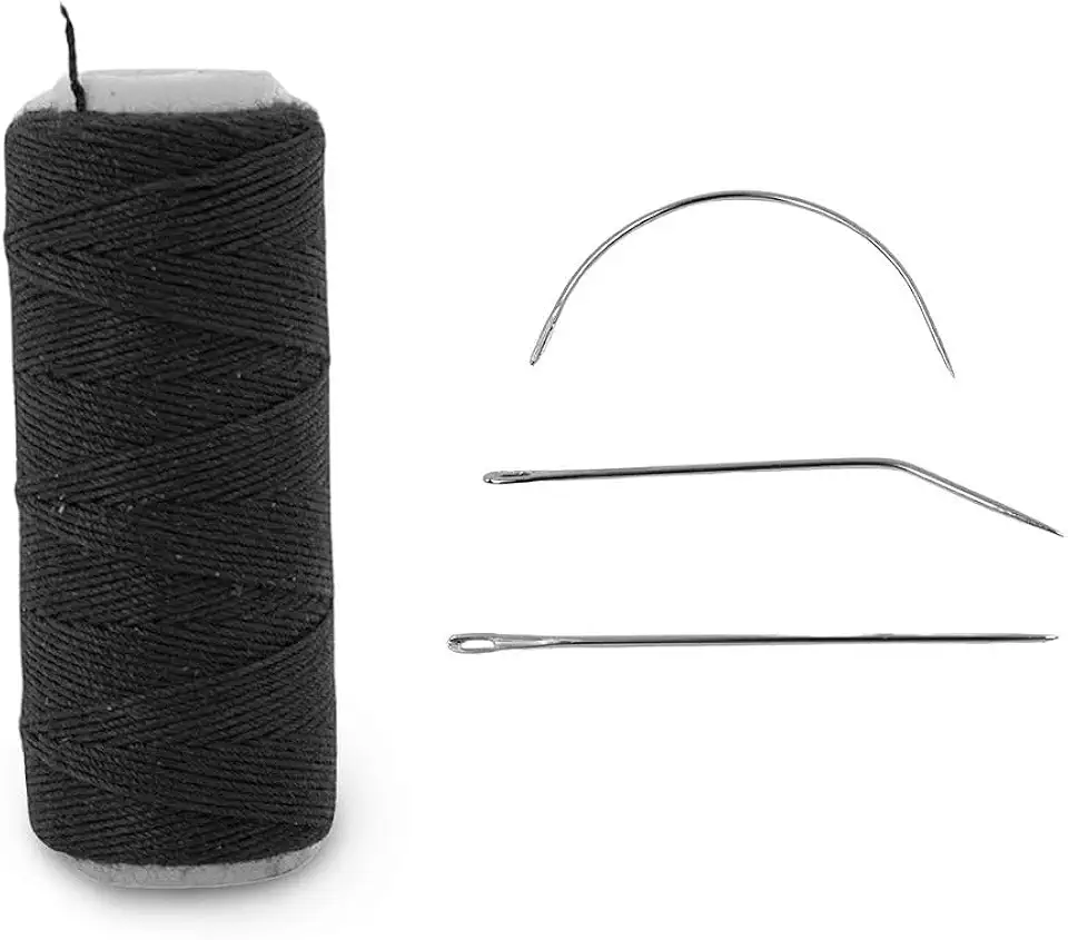 Kit Aplicação Mega Hair Entrelace Cabelo Linha 3 Agulhas