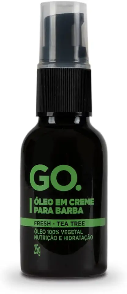 GO. Man Go Óleo Em Creme Para Barba Tea Tree 25Ml Gocqo