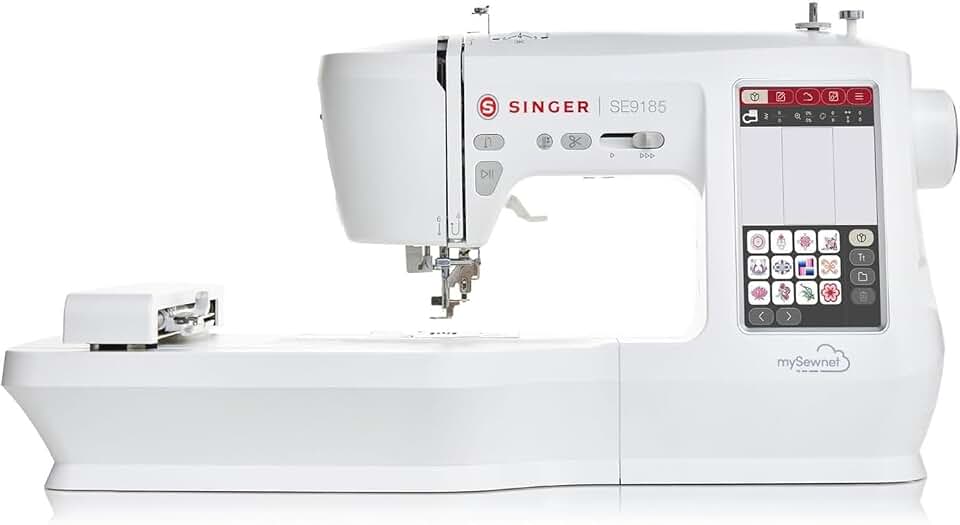 Singer SE9185 Máquina de costura e bordado combinada - 150 designs de bordado integrados computadorizados