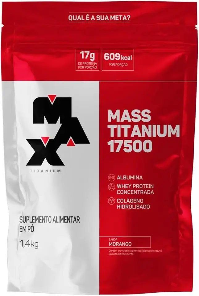 Max Titanium Mass Titanium (1 4Kg) - Sabor Morango
