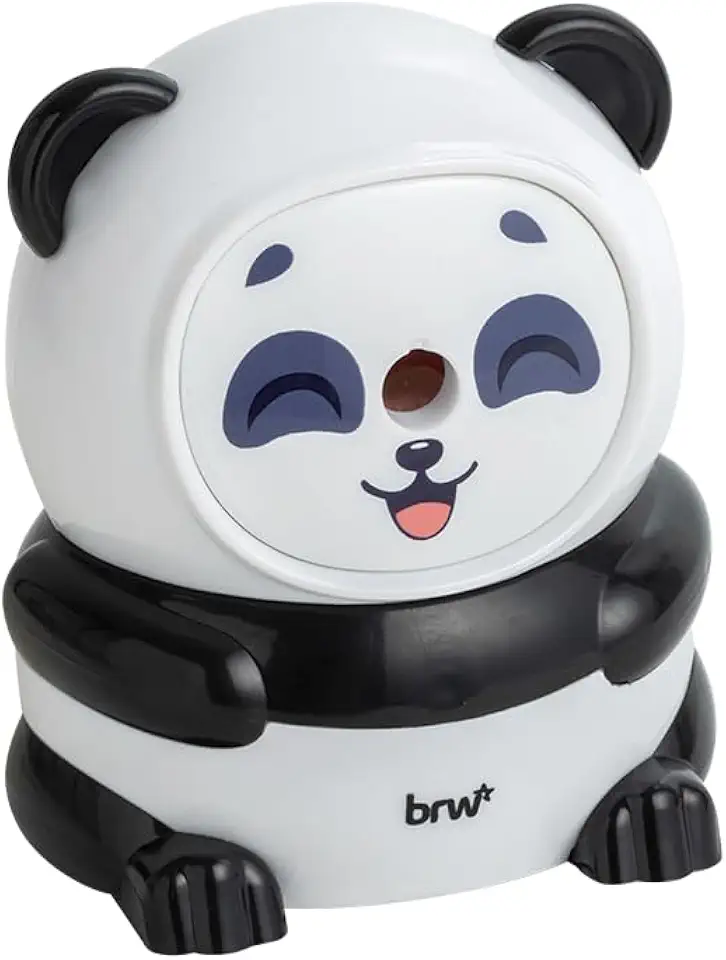 BRW Apontador Divertido com Manivela Panda