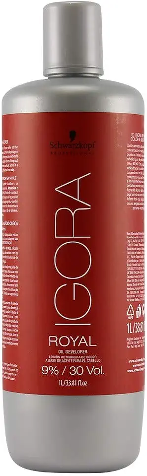 Igora Royal Água Oxigenada 1 Litro - 30 Volumes (9%)