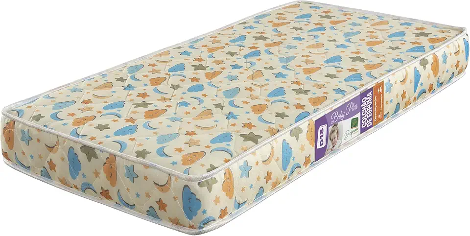 Colchão De Berço Padrão Nacional e Americano 130x60 e 130x70 Quarto Baby (130x60x8)