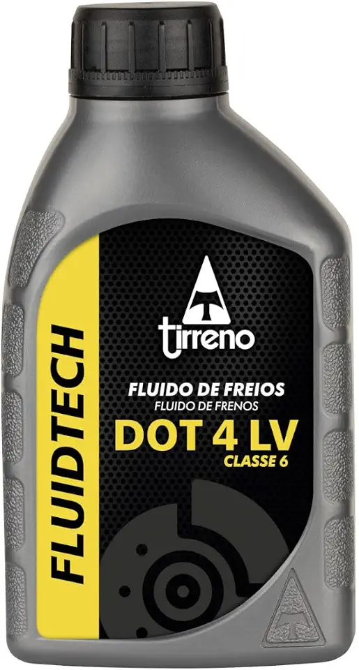 Óleo Fluido Freio DOT 4LV Classe 6 sem 293SO1, Cinza, 500 ml, Tirreno