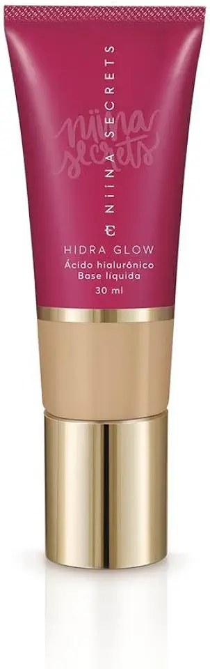 Eudora Base Líquida Niina Secrets Hidra Glow Cor 10 30ml