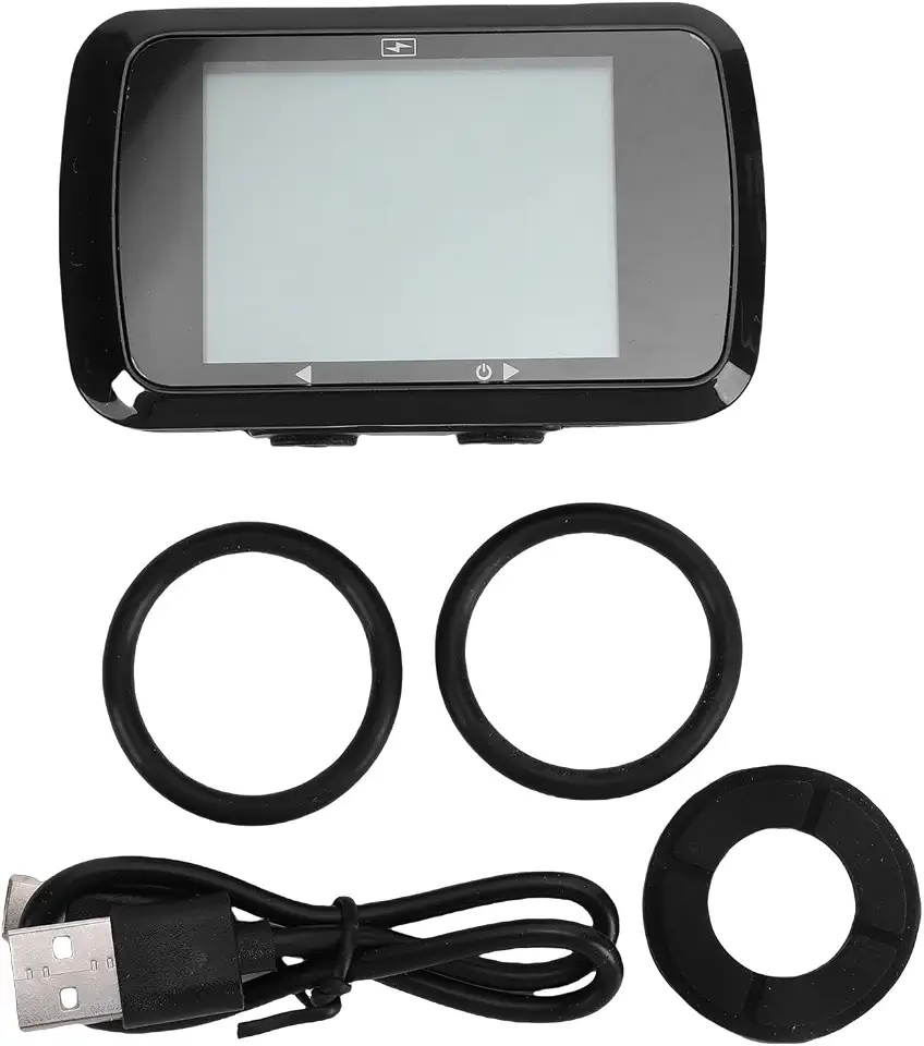 Keenso Computador de Bicicleta GPS, Tela Retroiluminada de 3,26 Polegadas Com GPS de Alta Sensibilidade e Sistemas Beidou, IPX6, para Ciclismo, Odômetro, Velocímetro e Rastreamento de