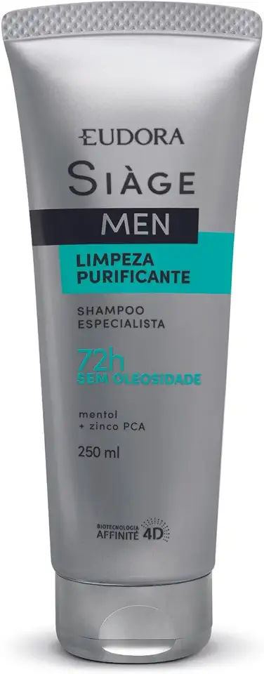 EUDORA SIÀGE SHAMPOO LIMPEZA PURIFICANTE MEN 250ML