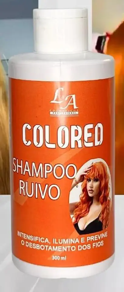 Shampoo Tonalizante Ruivo Escurecedor para Cabelos Brancos – Efeito Natural, Brilho Intenso e Cobertura Gradual