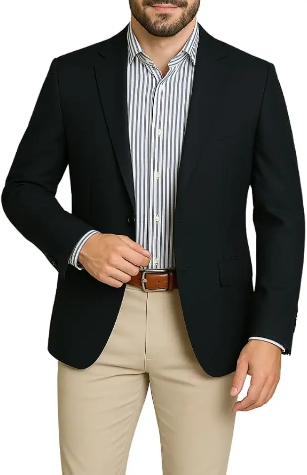 Koll Alfaitaria Blazer Masculino Linho Slim 2 Botões Premium