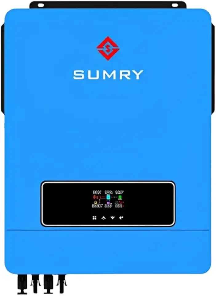 Inversor Solar Híbrido 48V para AC 220/230/240V 10200W Controlador de Carga MPPT 160A Inversor Solar Onda Senoidal pura e LCD Display para Fora da Grid ou Dentro da Rede