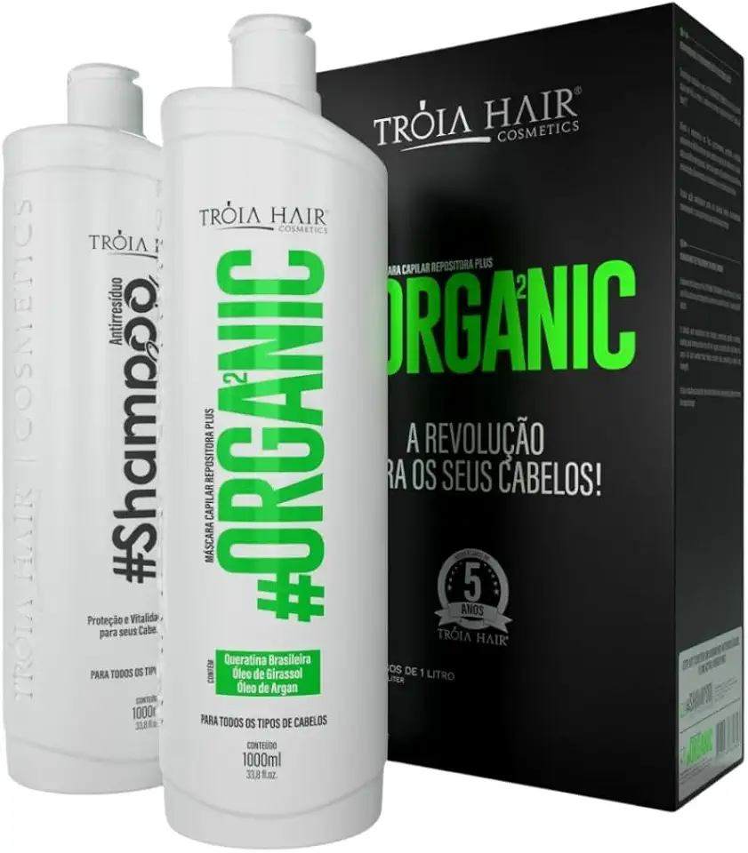 SEMI DEFINITIVA ORGANIC TROIA HAIR KIT 2X1000ML