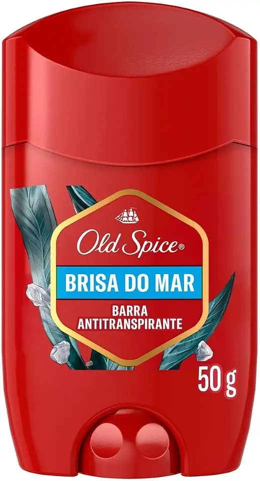 Old Spice Desodorante Antitranspirante Barra Brisa do Mar 50 g
