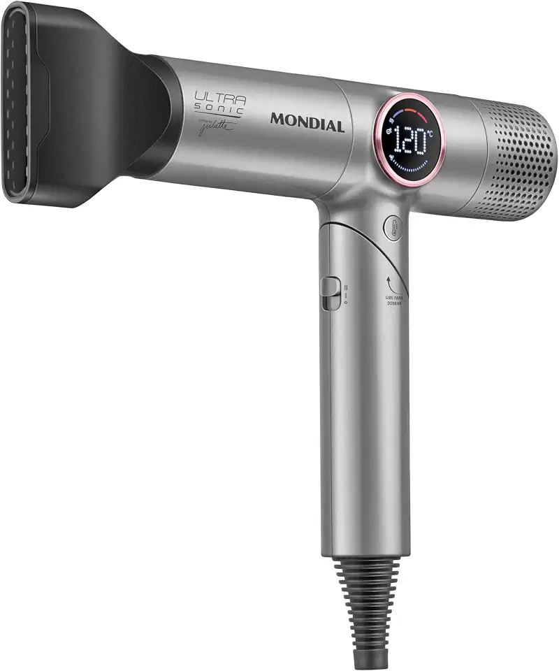 MONDIAL Secador Ultra Sonic By Juliette BLDC com Cabo Dobrável 127V - SCP-JU-04-US