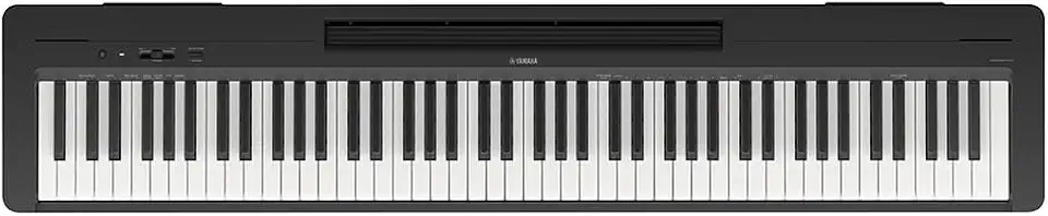 Piano Digital P 145B Preto 88 Teclas Sensitivas Com Fonte e Pedal Yamaha