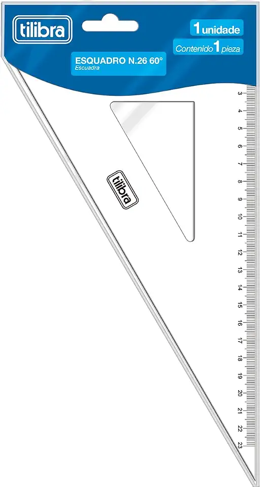 ESQUADRO ACRILICO 45 TILIBRA N26 ACA