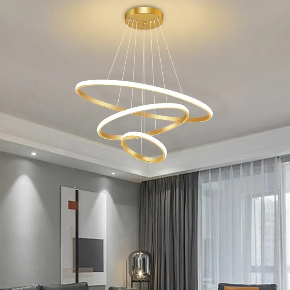 Luminaria de Teto Led, 3 Cores Plafon Luz de Led Sobrepor, Lustre Para Sala Branco Quente e Frio Banheiro Quarto Escritório 127-220V (Americano)