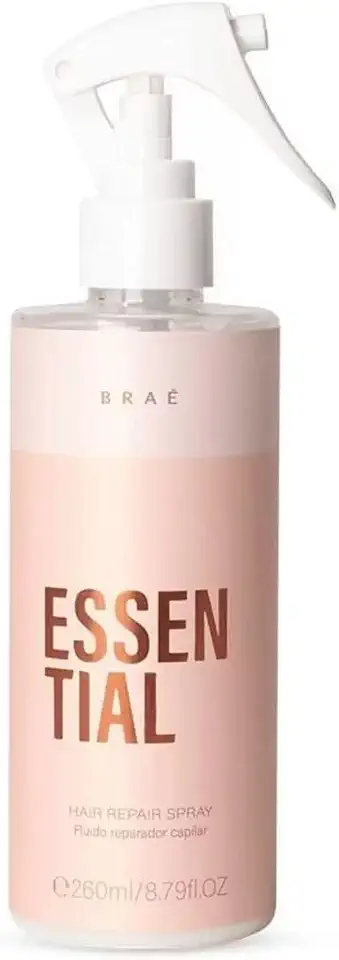 Fluído Reparador Braé Essential - Hair Repair Spray 260ml - Proteção Térmica, Brilho e Maciez - Leave-in Leve