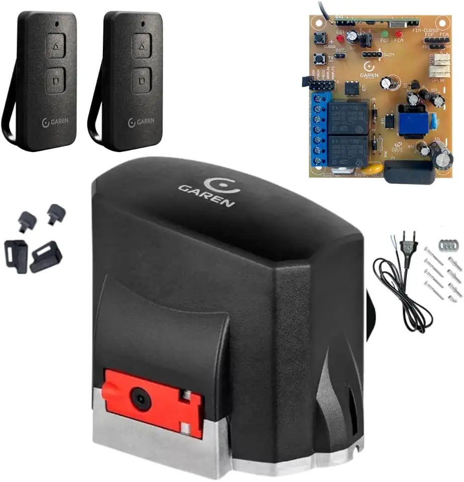 Motor De Portão Automatizador Deslizante Garen KDZ FIT SPEED 1/4 7s 127v SEM CREMALHEIRA