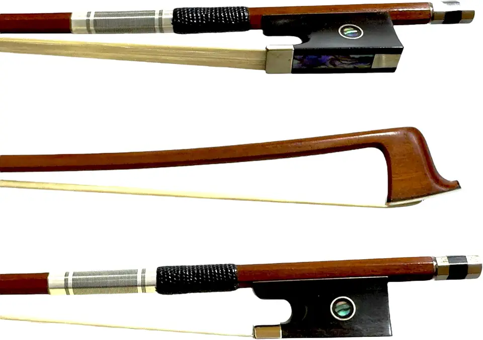 Arco Violino 4/4 Octogonal Balanceado Crina Mongólia Genuína Premium