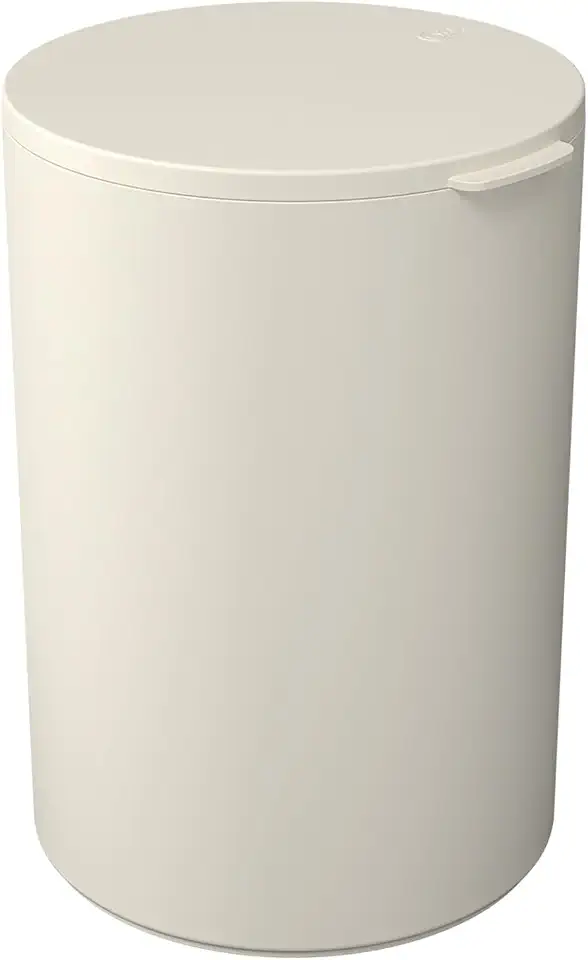Coza - Lixeira com Tampa Serene 5L - Cinza Claro