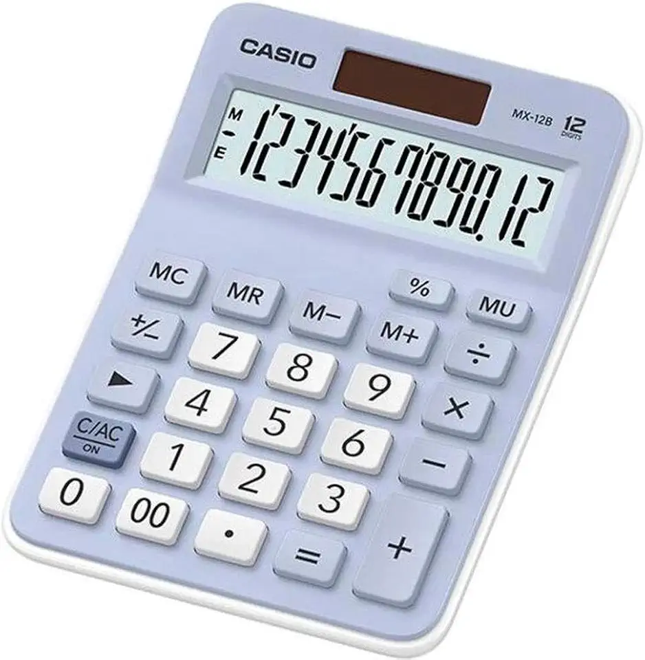 CALC DE MESA 12 DIG CASIO MX12B-LB AZC