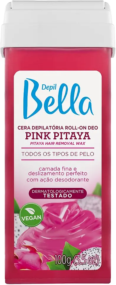 Depil Bella - Cera Depilatória Refil Roll On Pink Pitaya Deo 100g