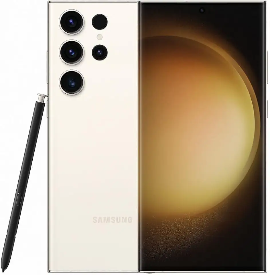 Samsung Galaxy S23 Ultra 5G 512GB Tela 6.8'' 12GB RAM IP68 Processador Qualcomm Snapdragon 8 Gen 2 Câmera Quádrupla de até 200MP + Selfie 12MP - Creme