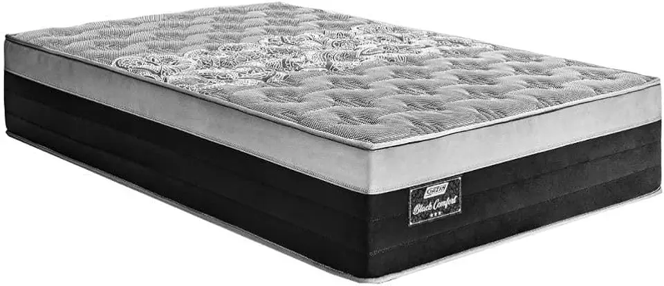 Colchão Casal Black Confort Ortopédico Eps D28 Selado 138x188x31 Gazin
