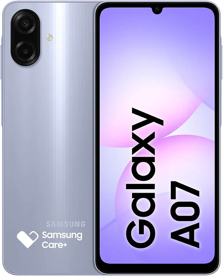 Celular Samsung Galaxy A07 256GB, 8GB, Câm. 50MP, Tela 6.7"- Violeta
