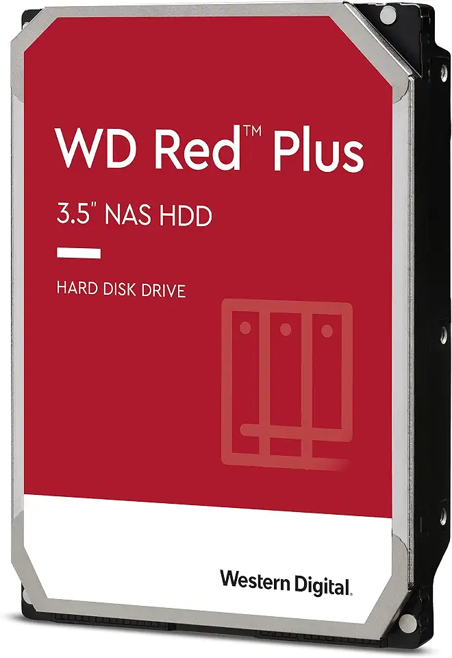 HDD Desktop Western Digital RED Plus 6TB NAS SATA6 5400RPM 256MB 3,5"