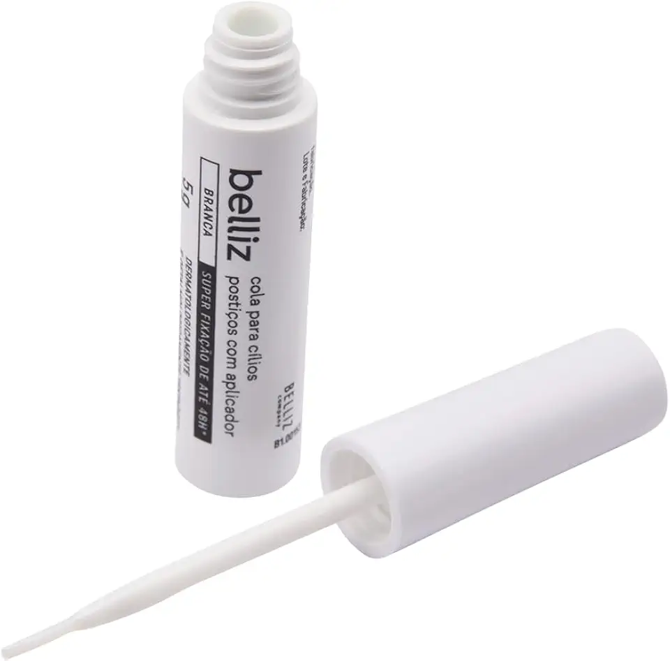 BELLIZ COLA PARA CILIOS 48HRS BRANCA COM APLICADOR