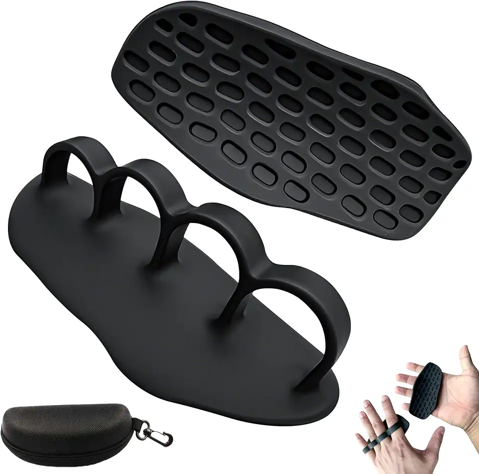 Luva de Musculação e Academia - Octo Max Grip - Preto