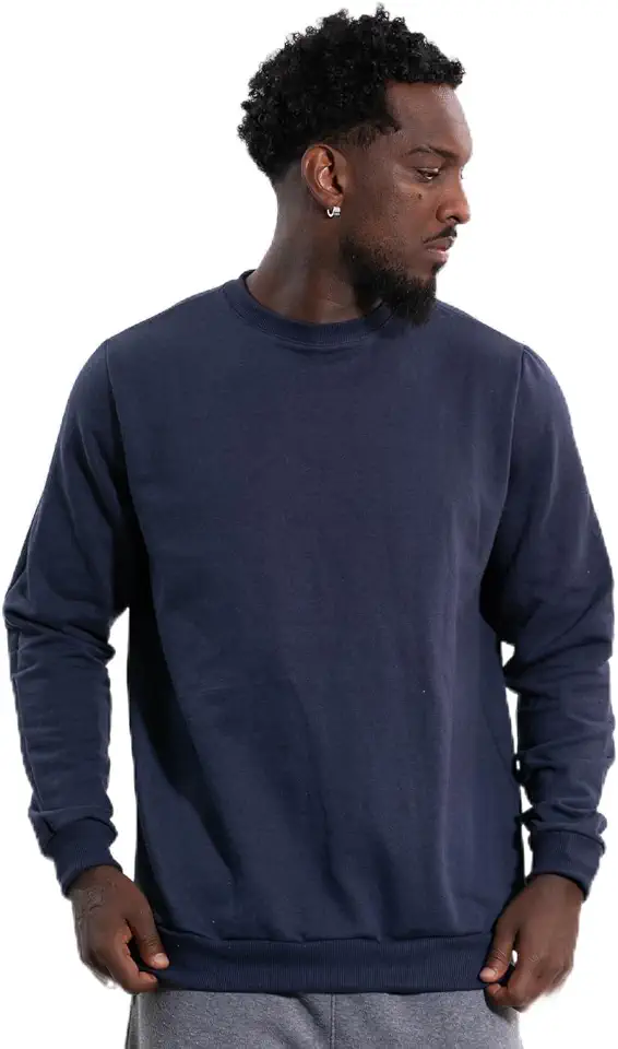 Casaco Moletom Masculino Gola Careca Redonda Blusa