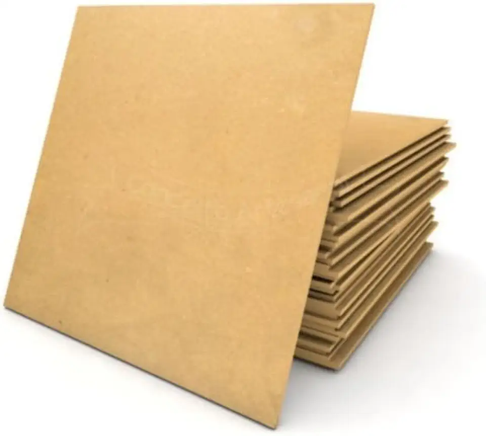 Placa 1 unid. Chapa MDF Cru 3mm 50x50 cm Quadro Artesanato