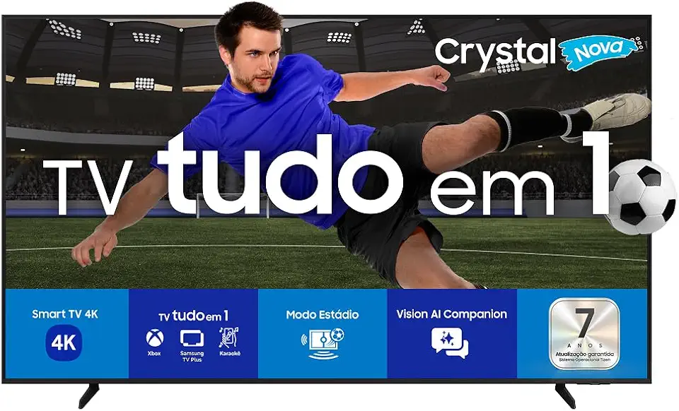 Samsung Smart TV 65" Crystal UHD 4K U8600F 2025