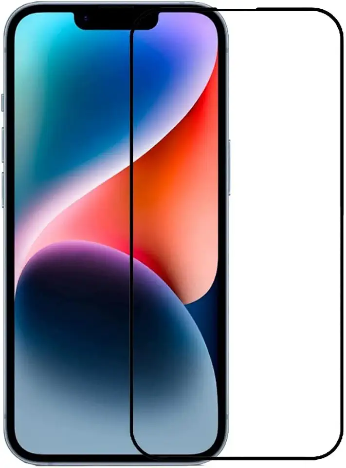 Película De Vidro 3D Tela Toda Para iPhone (iPhone 14/14 Pro)