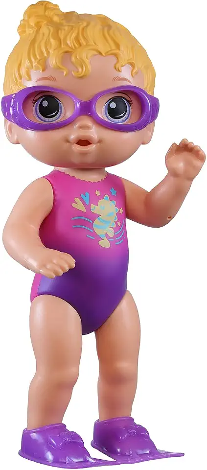 Baby Alive, Boneca, Sunny Swimmer - Cabelos Loiros, Acessórios Inclusos, 25 cm - A partir de 3 Anos