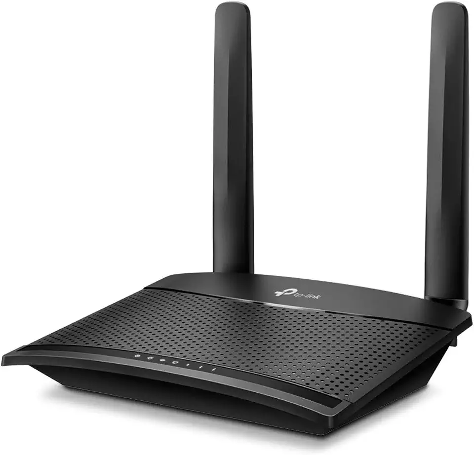 TP-Link TL-MR100, 4G LTE Router (Cat 4), Router 3G/4G velocidade até 300 Mpbs, MicroSim, Ethernet LAN/WAN port, antena removível, Plug&Play | Insira um cartão SIM para internet sem fibra em qualquer lugar. Controlo dos pais. App Tether. Ligar 32 dispositivos.