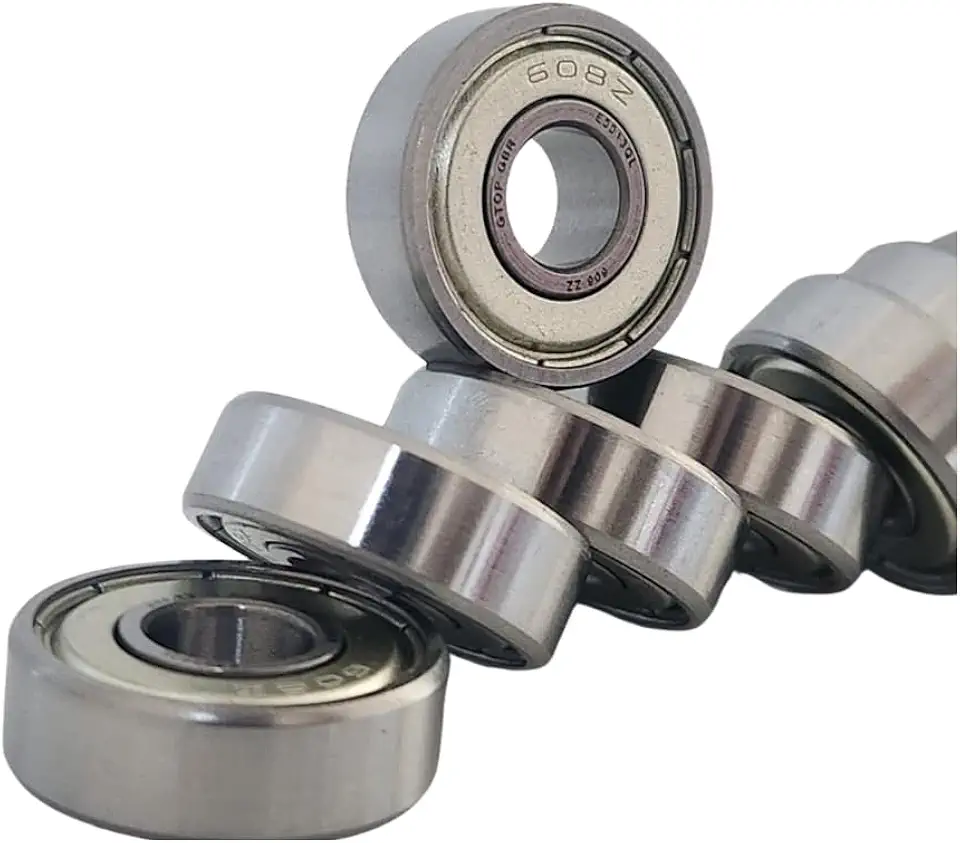 Kit 10 Rolamentos 608 ZZC3 - Velocidade e durabilidade GBR | AÇO CROMO
