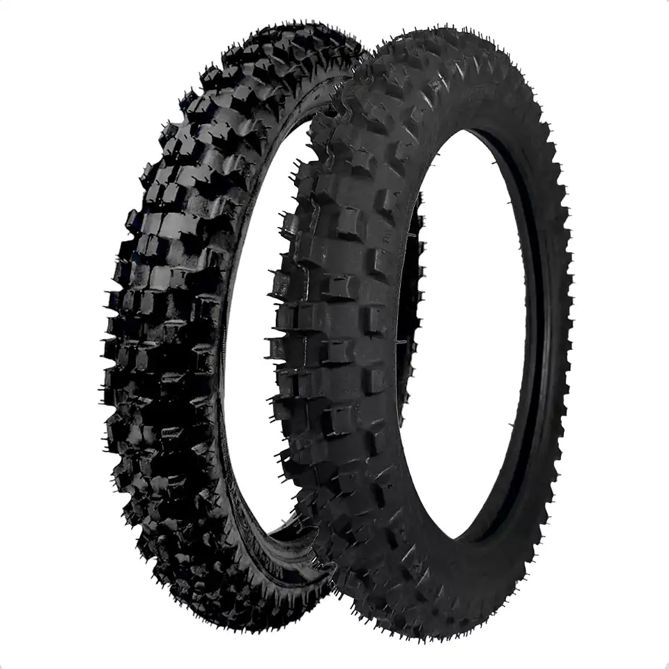 Par Pneu Cross Trilha Dianteiro 2.75-18 Traseiro 90/90-18