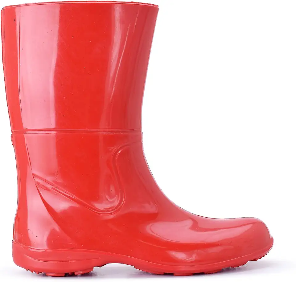 Bota Galocha Masculina e Feminina Plástica Para Limpeza Faxina e Dias Chuvosos Antiderrapante Super Leve