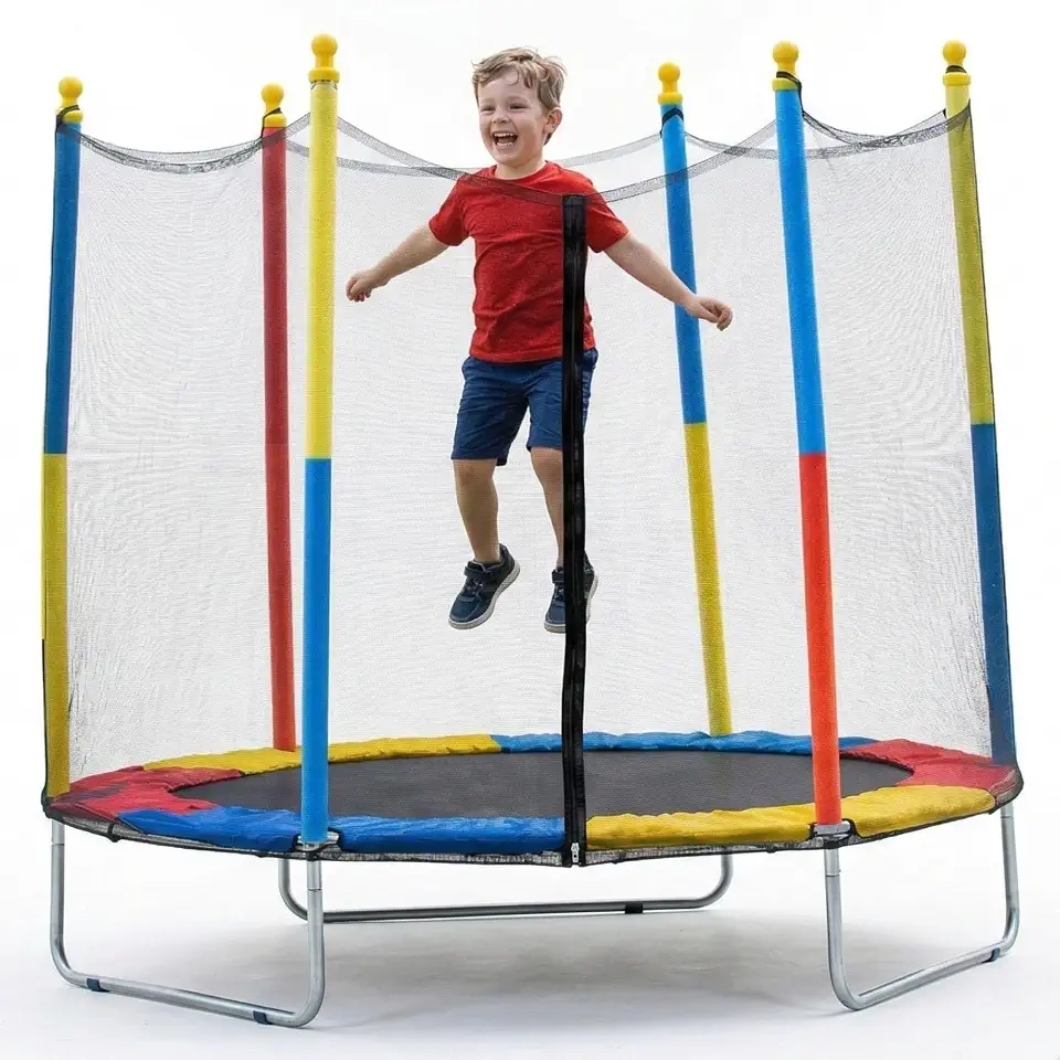 Cama Elástica Pula Pula 1,8m Trampolim Infantil Fechamento Zíper C/Lona reforçada