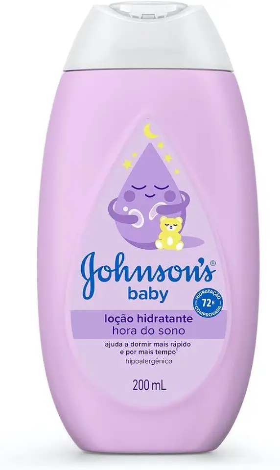 Loção Hidratante Relaxante Para Uso Diário Johnson's Baby Hora Do Sono, 200mL