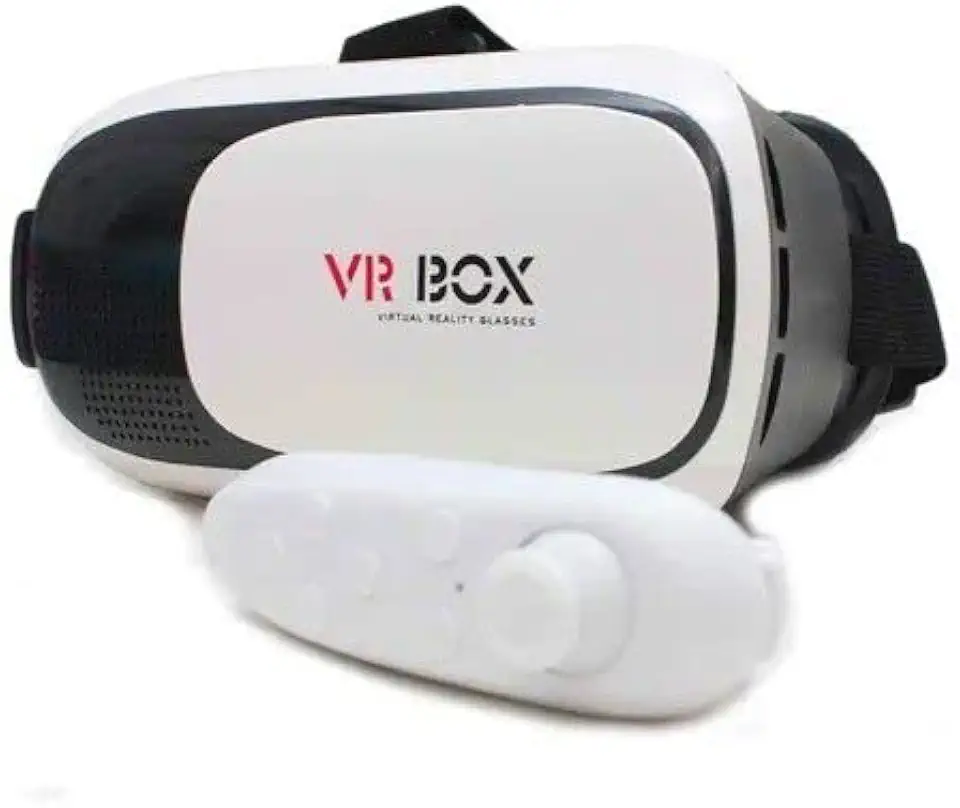 Thecoopidea Óculos 3D Realidade Virtual Com Controle Bluetooth Para Celular Jogos