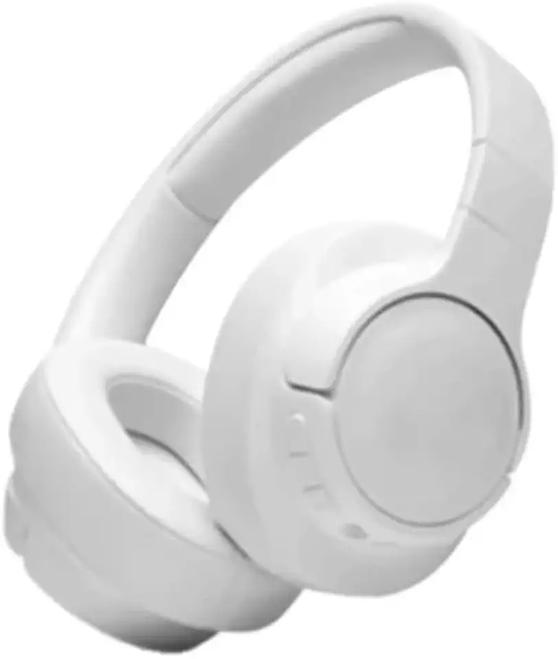 Fone De Ouvido Bluetooth 5.3 Headphone Sem Fio Fone Corrida Academia Com Cancelamento de Ruído On-ear Dobrável Qualidade PREMIUM (Branco)